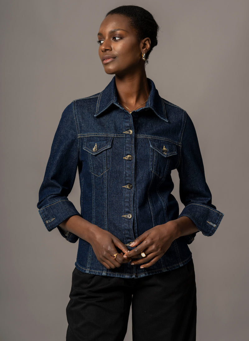 Alex Ultimate Tailored Denim Shirt