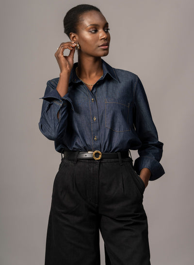 Nara Everyday Easy Fit Denim Shirt